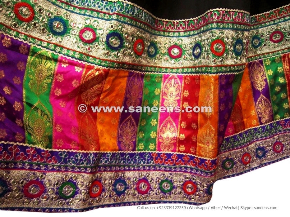 handmade afghan muslim wedding dresses with banarasi clothes
