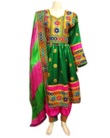 Afghan Bridal  Mirrors Work Dress