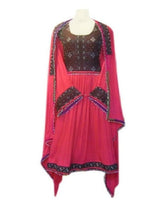 Hand Embroidered Afghan Bridal Long Dress