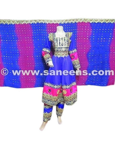 afghan fashion dress with beautiful embroidery work