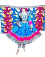 Afghan Bridal Hand Embroidered Dress