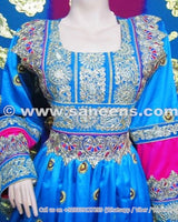 Afghan Bridal Hand Embroidered Dress