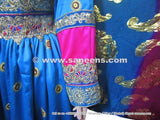 Afghan Bridal Hand Embroidered Dress