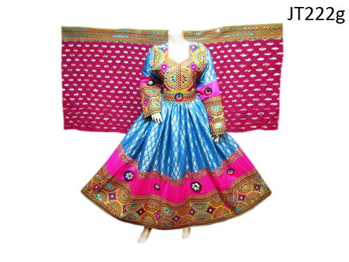 Hand Embroidered Afghan Bridal Dress