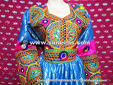 Hand Embroidered Afghan Bridal Dress