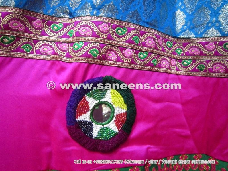 buy afghan wedding event apparels with beaded medallions