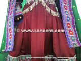 Afghan Bridal Long Gown Dress