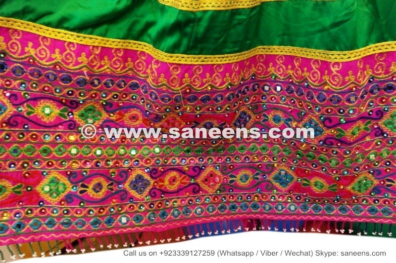 muslim afghan pashtun mirrors work costumes