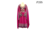 Mirrors Work Afghan Pashtun Bridal Pink Dress Clothes Persian Fashion Frock