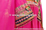 Mirrors Work Afghan Pashtun Bridal Pink Dress Clothes Persian Fashion Frock