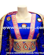 wholesale afghan muslim dresses frocks with embroidered laces