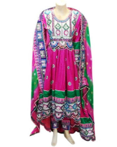 Afghan Bridal Dress Embroidered Gown