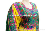 Afghan Bridal Dress Frock Mirrors Embroidery Work