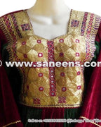 persian wedding clothes frocks in velvet