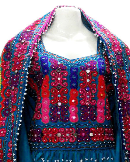 wedding event persian clothes frocks with mirrors work