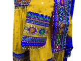 Afghan Persian Bridal Embroidered Dress Frock