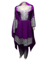 Afghan Persian Bridal Embroidered Frock