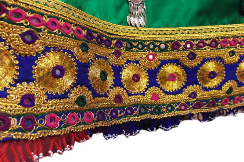 mirrors embroidery work afghan dresses