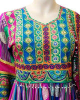 Hand Embroidered Bridal Afghan Dress