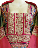 Persian Afghan Bridal Embroidered Dress