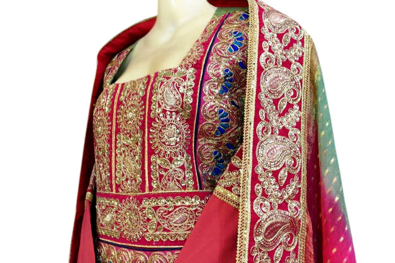 traditional muslim bridal frocks