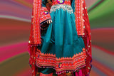 Afghan Bridal Hand Embroidered Dress