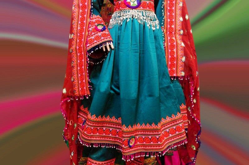 traditional pashtun nikah mehndi event long dresses frocks