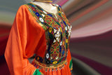 Persian Afghan Bridal Embroidered Dress