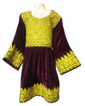 afghan short length frock