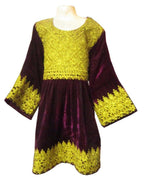 afghan short length frock