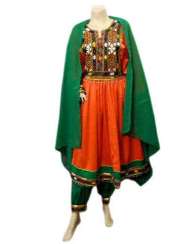 Afghan Brides Hand Embroidered Dress