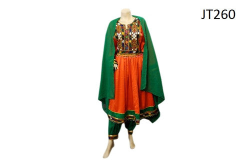 Afghan Brides Hand Embroidered Dress
