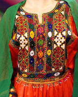 Afghan Brides Hand Embroidered Dress