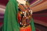 Afghan Brides Hand Embroidered Dress