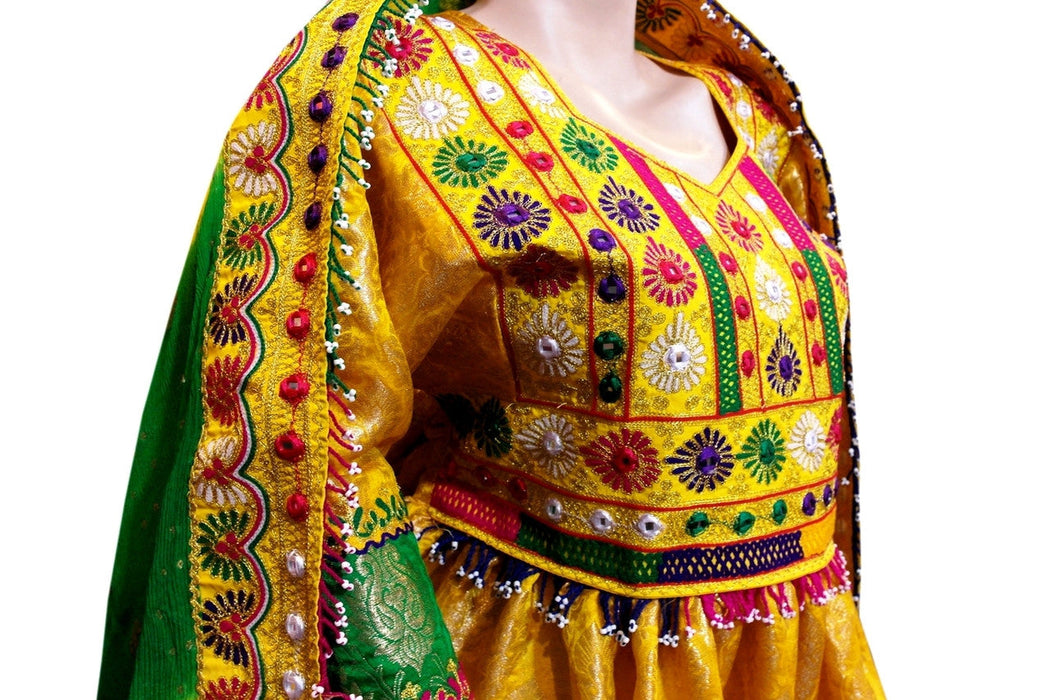 pashtun bridal embroidery artwork dresses apparels attires