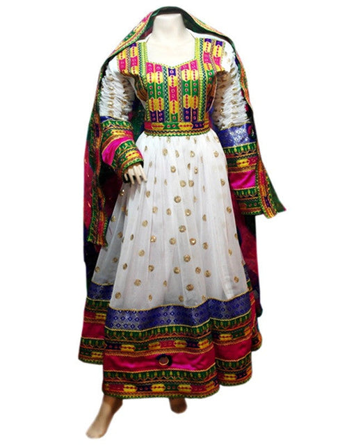 afghan fashion long frock