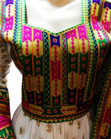 Afghan Bridal Embroidered Dress