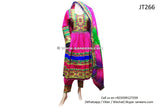 Hand Embroidered Traditional Afghan Bridal Dress