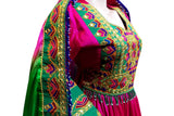 Hand Embroidered Traditional Afghan Bridal Dress