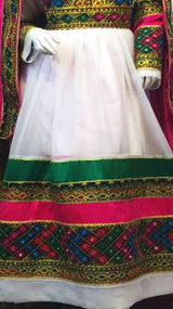 Afghan Bridal Embroidered Dress