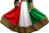 Kuwait Flag Style Bridal Hand Embroidery Dress