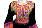 Velvet Fabric Afghan Style Dress