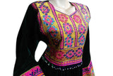 Velvet Fabric Afghan Style Dress