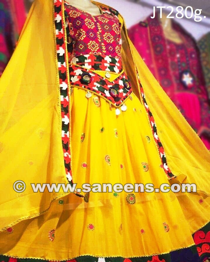 Hand Embroidered Afghan Bridal Dress