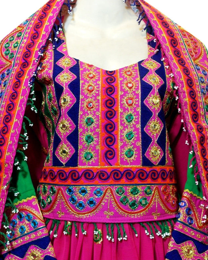 pink afghani dress Amazon.com: Afghan Traditional Dress