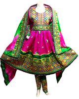 Afghan Traditional Embroidered Bridal Dress