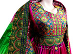 Afghan Traditional Embroidered Bridal Dress