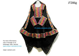 Pathani Dress In Black Color Afghan Clothes High Low Design
