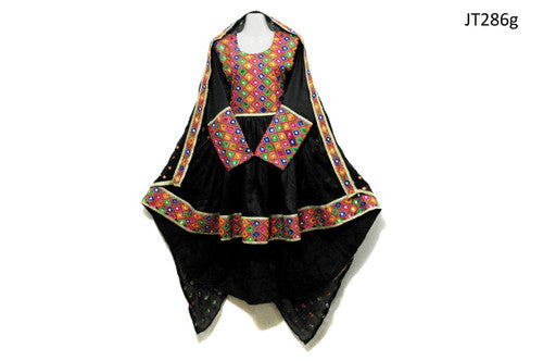 Pathani Dress In Black Color Afghan Clothes High Low Design