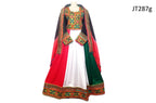 afghan fashion long dress for brides
